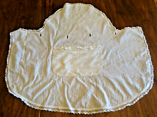 19th Vintage Cotton & Lace Apron
