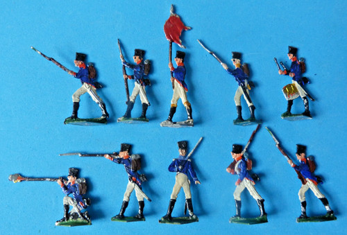 Plats étain zinnfiguren - d'étain,