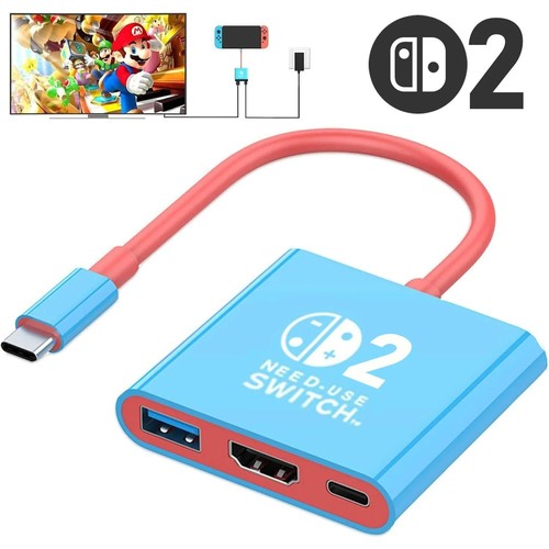Dock hdmi usb hub pour - 4k,