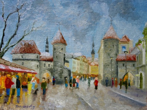 Tableau toile peinture - , à