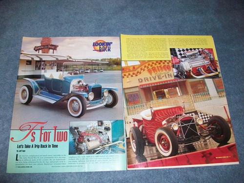 Pair vintage style ford - of,