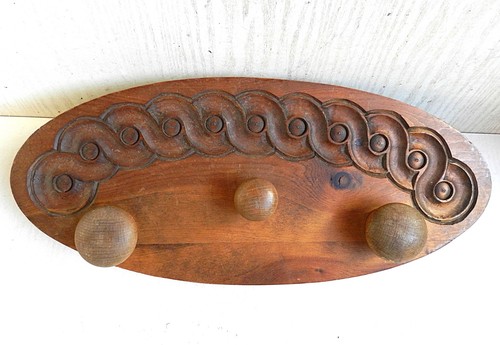 Porte manteau sculpté vintage - sculpté,