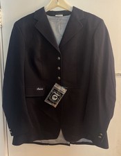 Pikeur Women's Dressage Show Coat  US 16 Navy with blue lining