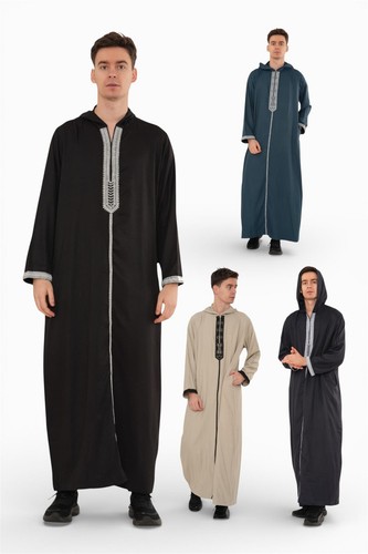 Djellaba broderie marocaine - djellaba,