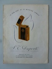 LIGHTER S T DUPONT / RONEO - 1951 - OLD MAGAZINE ADVERTISEMENT
