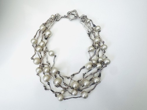 Collier perles six rangs biche - six,