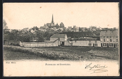 Cpa gosselies vue générale - cpa, gosselies,