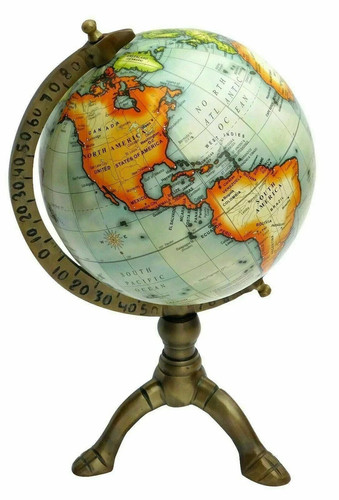 Ancien globe terrestre - , en