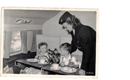 Sabena airline issue postcard
