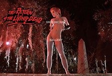 The Return of the Living Dead Linnea Quigley Trash Movie Poster Art