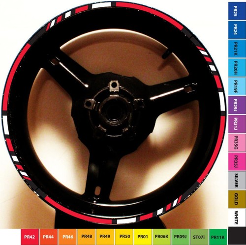 Motorcycle rim stripes - 17",