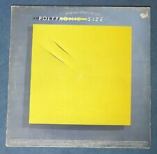 Polyphonic Size - Life For Each Moment / New Rose 1982 France Electro Synthé LP