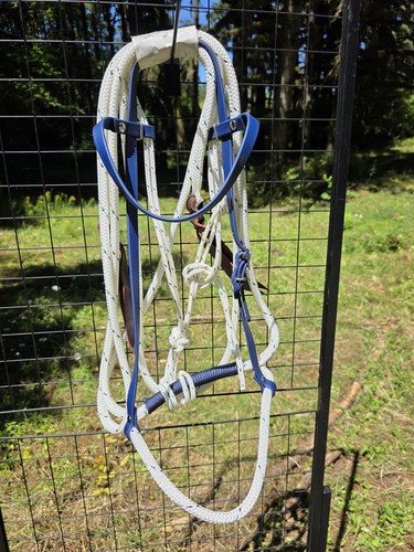 Biothane bitless bridle - -, navy