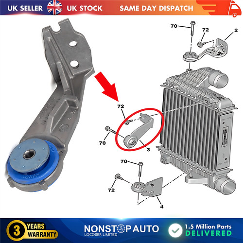 Support central radiateur - support,