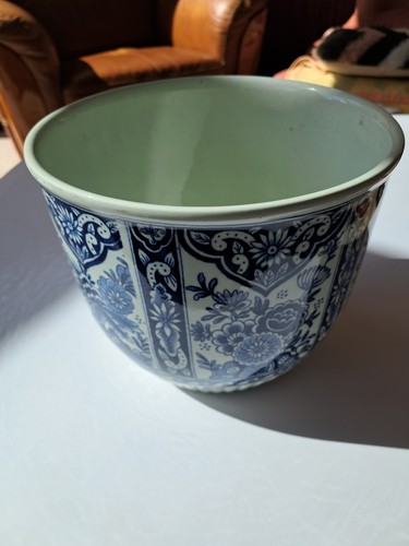 Delfts cache pot - pot, potiche