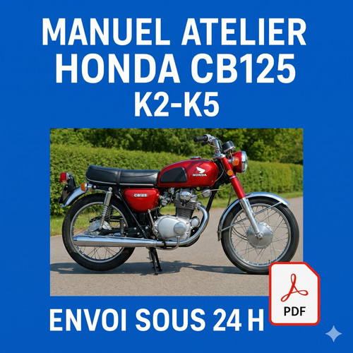 Manuel atelier honda cb125 - honda,