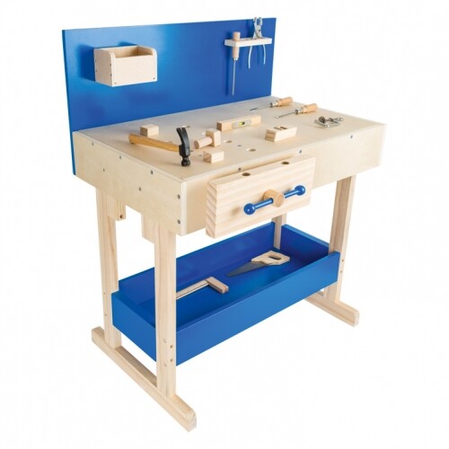 établi pour enfants bleu avec - Établi,