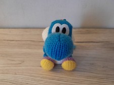 Amiibo Yoshi bleu laine