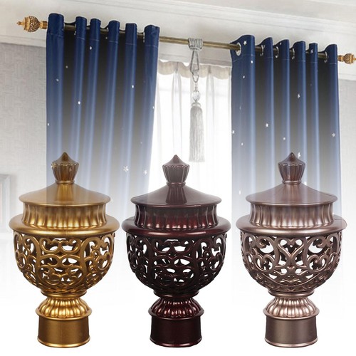 6pcs tringle rideau embout - 6pcs,