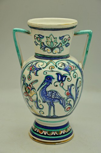 Ancien vase décor baroque - ancien,