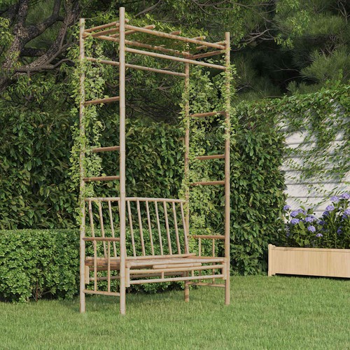 Banc jardin avec pergola - banc,