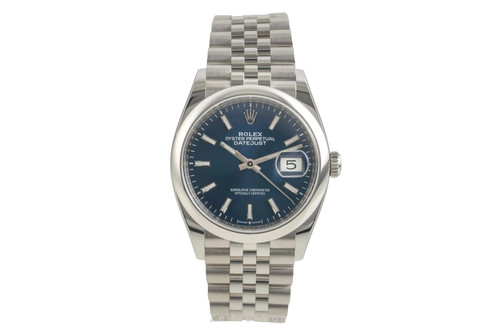 Rolex datejust blue dial - datejust,