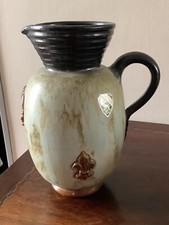 Pichet Signé ROGER GUERIN en Grés de Bouffioulx hauteur 25 cm