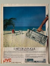 PUBLICITE ANNEES 80 JVC PC5 - CHAINE HAUTE FIDELITE PORTABLE