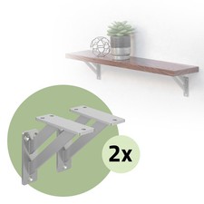 4x Équerres étagère mural