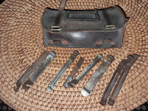 Ancienne sacoche selle - de,
