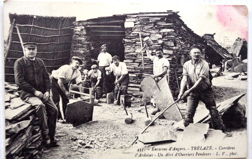 Trélazé cpa environs - cpa,