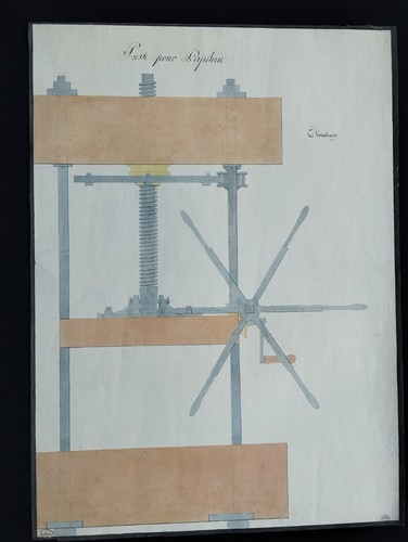 Dessin technique 1820 bernier - dessin,