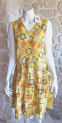 Robe jaune neuve talia benson - robe,