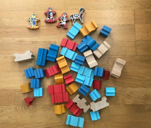 Cubes bois pour château - cubes,