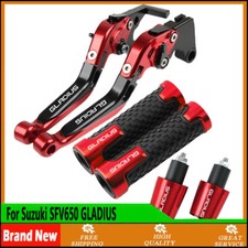 For Suzuki SFV650 GLADIUS 09-15 Motorcycle Handle Grips Cap Brake Clutch Levers