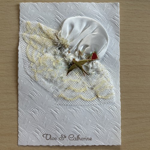 Carte postale chapeau - carte, en
