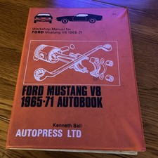 FORD MUSTANG V8 1965-71 WORKSHOP MANUAL 