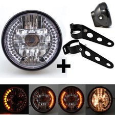 6.5" Phare Moto LED Clignotant