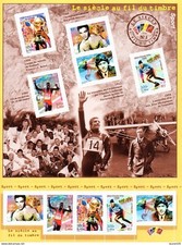 france. bloc no 29 le siecle au fil du timbre. annee 2000 n**