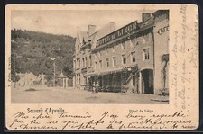 Old postcard Aywaille, Hotel de Liège 