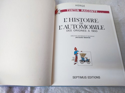 Tintin raconte histoire de - tintin, l'histoire