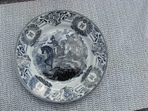 Assiette parlante ancienne