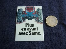 AUTOCOLLANT ANCIEN / TRACTEUR