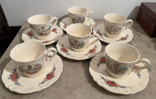 Service six tasses - , café