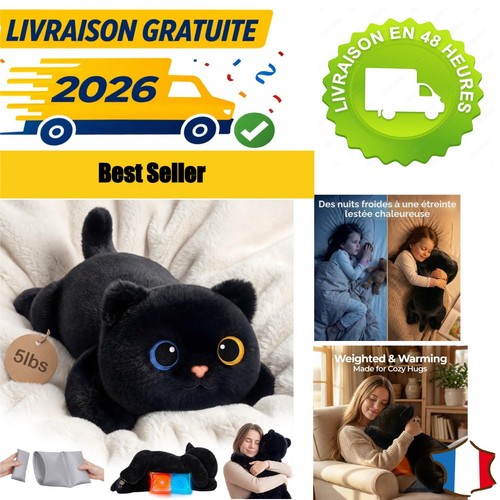 Mewaii peluche chat noir - mewaii,