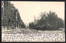 CPA Charleroi, La Rue du Ravin, vue de la rue 1904 