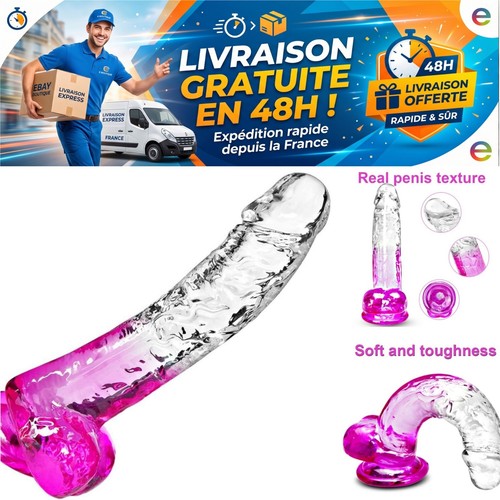 Gode réaliste ventouse 24 - ventouse,