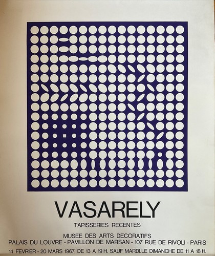 Victor vasarely belle - belle, affiche