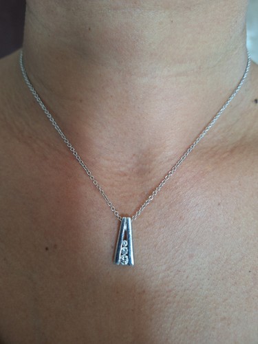Collier chaîne pendentif - chaîne,, en
