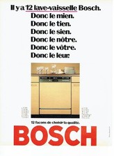 ADVERTISING ADVERTISING 027 1981 Bosch Dishwasher